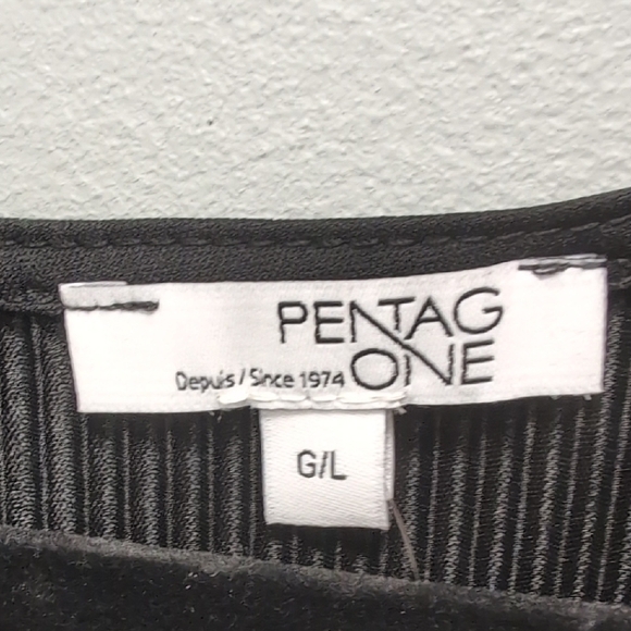 Pentagone Large Black Short Sleeve Dress. NWT - Picture 3 of 5